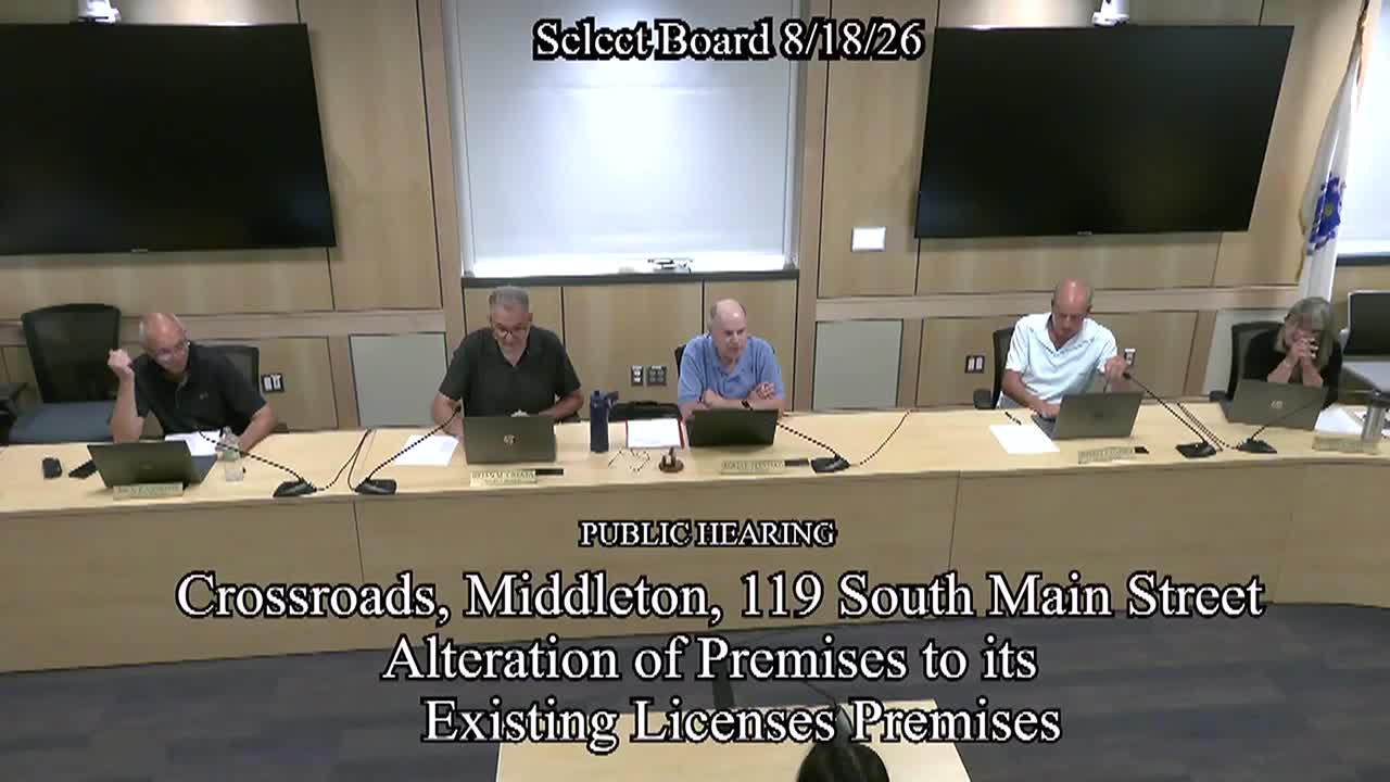 Thumbnail image for Select Board 8/18 (1:09)