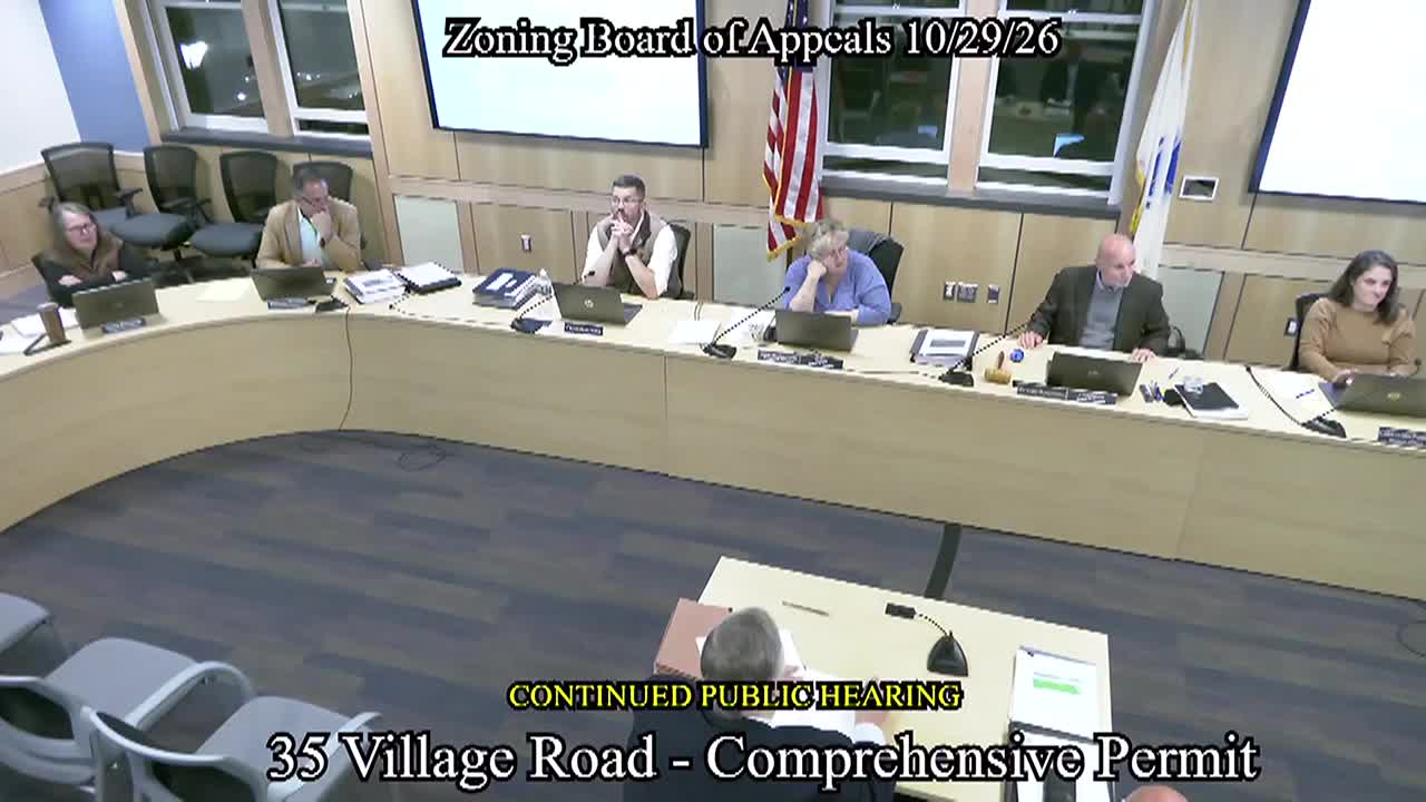 Thumbnail image for Zoning Board of Appeals 10/29 (1:03)